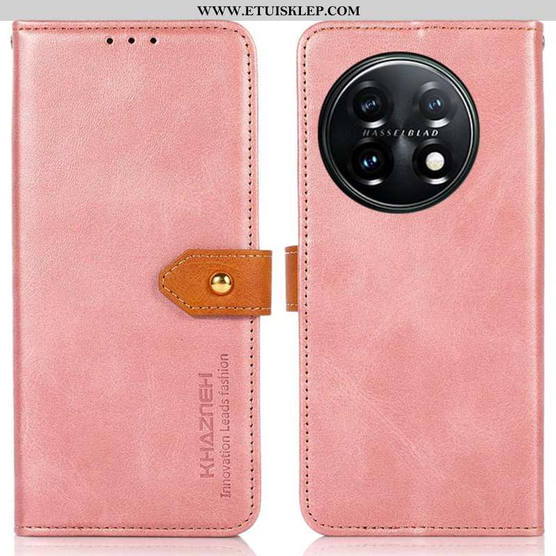 Etui Folio do OnePlus 11 5G Khazneh Z Paskiem